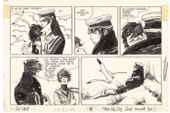 With a retrospective, Bologna celebrates 50 years of Corto Maltese, the adventurous sailor drawn by Hugo PrattHugo Pratt, a page of "Concerto in o’ minore per arpa e nitroglicerina", one of the Celtic Tales. (© 1972 Cong SA, Switzerland)