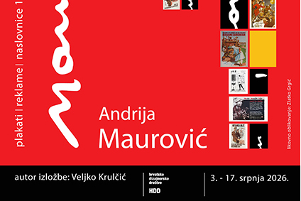 3. srpnja ’26. otvara se u Zagrebu izložba “Andrija Maurović: plakati, reklame, naslovnice 1921. – 1979.”